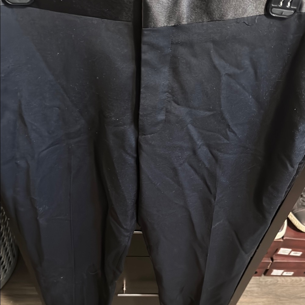 Express Black Pants with Stylish Buckle
